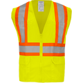 1287-Z - ANSI Class 2 Safety Vest with Zipper image 0
