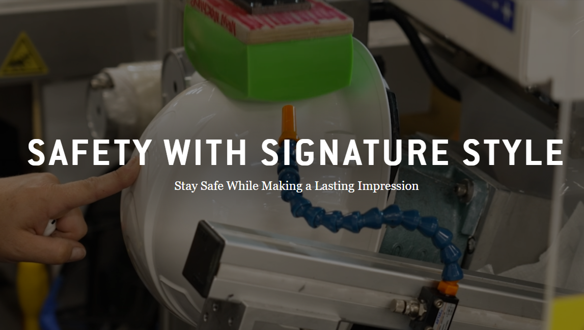 Pad Printing for Hard Hats & Safety Helmets