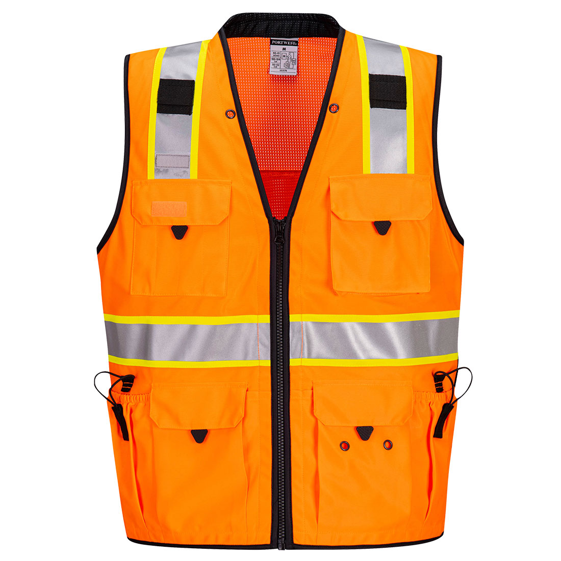 US376 - ANSI Class 2 Hi-Vis Expert Pro Surveyor Vest