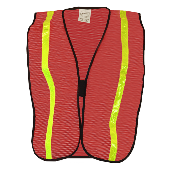 1218 - Economy Safety Vest with Reflective Tape, Non-ANSI image 5