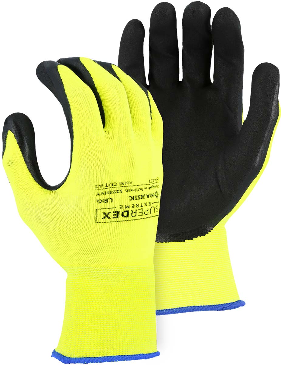 3228HVY - SuperDex Micro Foam Nitrile Palm Coated Glove on Nylon Shell, ANSI A1 image 0