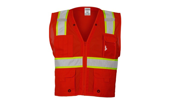 Kishigo® B100 - Enhanced Visibility Multi Pocket Mesh Vest image 8