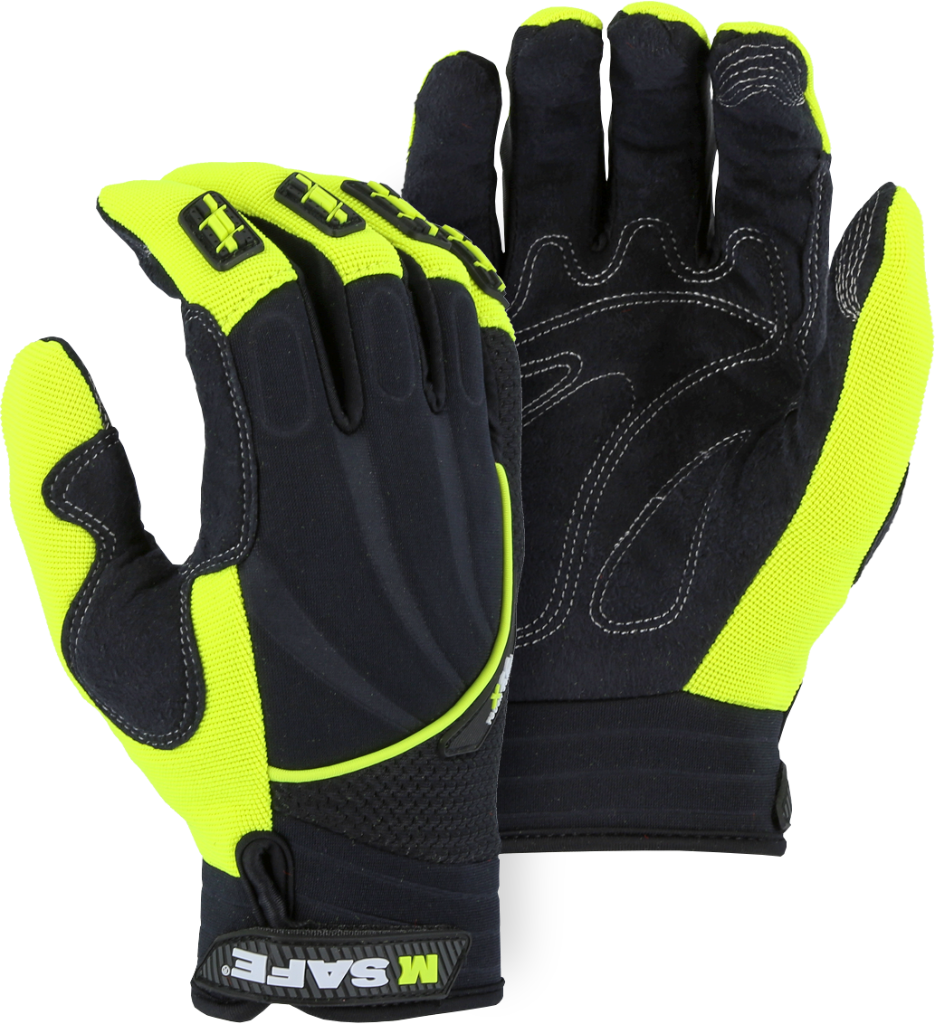 2127HY - Armor Skin Touch Screen Mechanics Glove with Finger Guards image 0