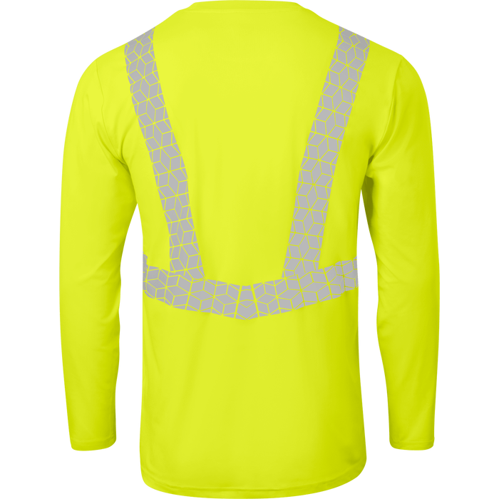 7142 - Premium Hi Vis Class 2 Crew Neck with Elastex and GeoFlect Tape image 5