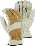 1572 - Pigskin, Cloth Back, Winter Lined Drivers Glove image 0