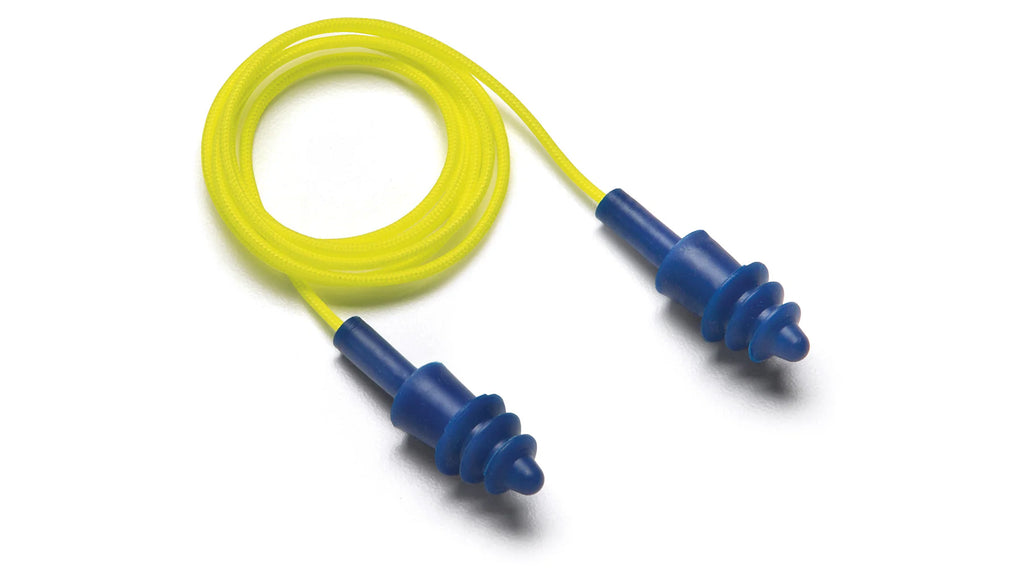 RP2001  - Reusable Corded Earplugs with Flanges image 0