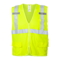 1266FR-Z-RD - FR ARC Rated ANSI Class 2 Safety Vest with Zipper and Radio Clips image 0