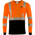 1841FR - FR Hi Vis Safety Shirt with Black Bottom image 0