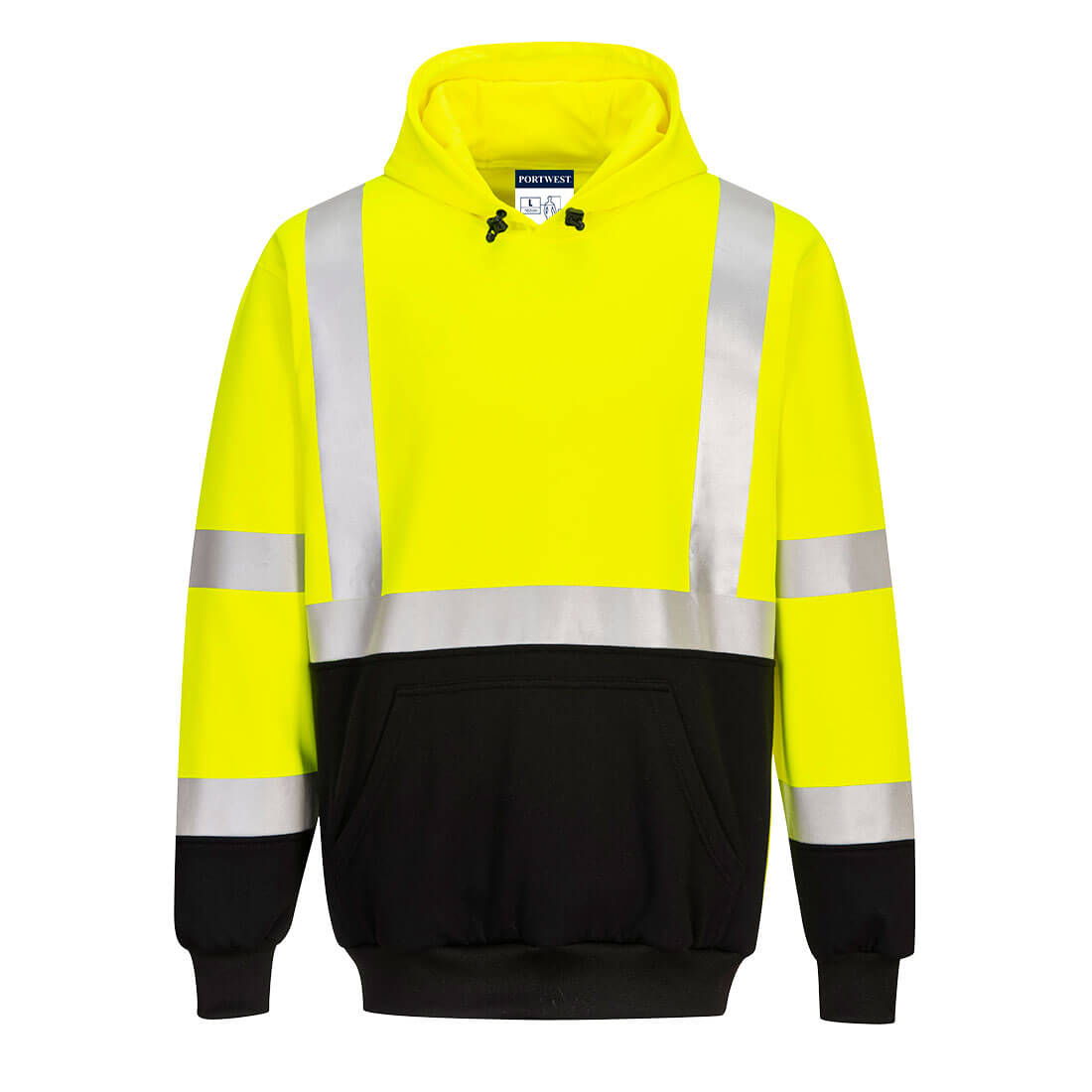 UB324 - Class 2/3 Two-Tone Hooded Sweatshirt image 1