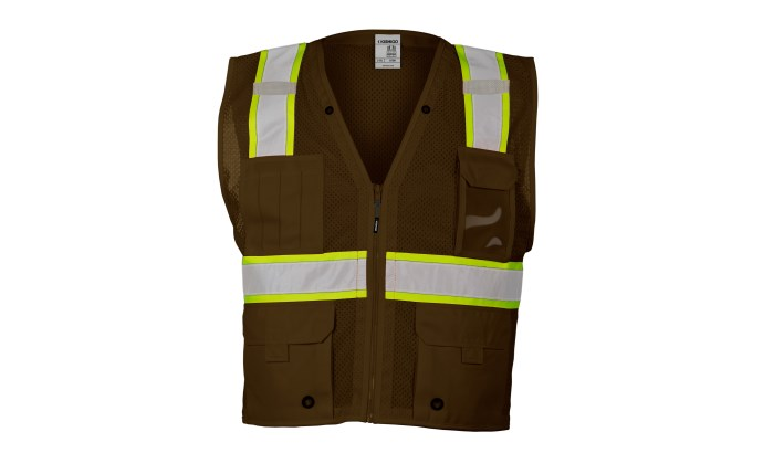 Kishigo® B100 - Enhanced Visibility Multi Pocket Mesh Vest image 3