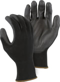 3432A - ANSI A1 Polyurethane Palm Coated Glove with Polyester Knit Liner image 0