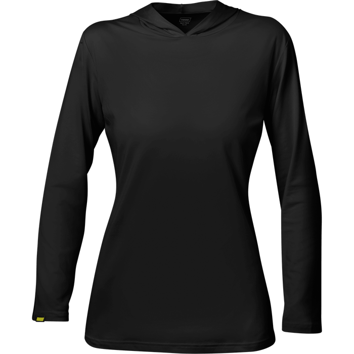 7110 - Premium Women's Fit Hooded Shirt with Elastex image 3