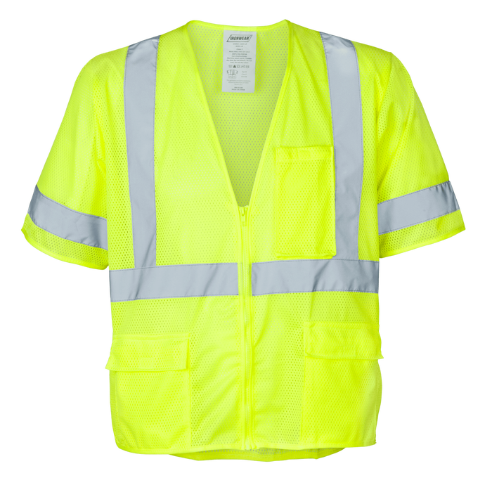 1294-Z - ANSI Class 3 Safety Vest with Zipper image 2