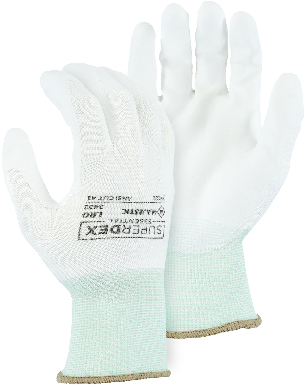 3433 - A1 Polyurethane Palm Coated Glove on 13-Gauge Seamless Knit Nylon Liner image 0