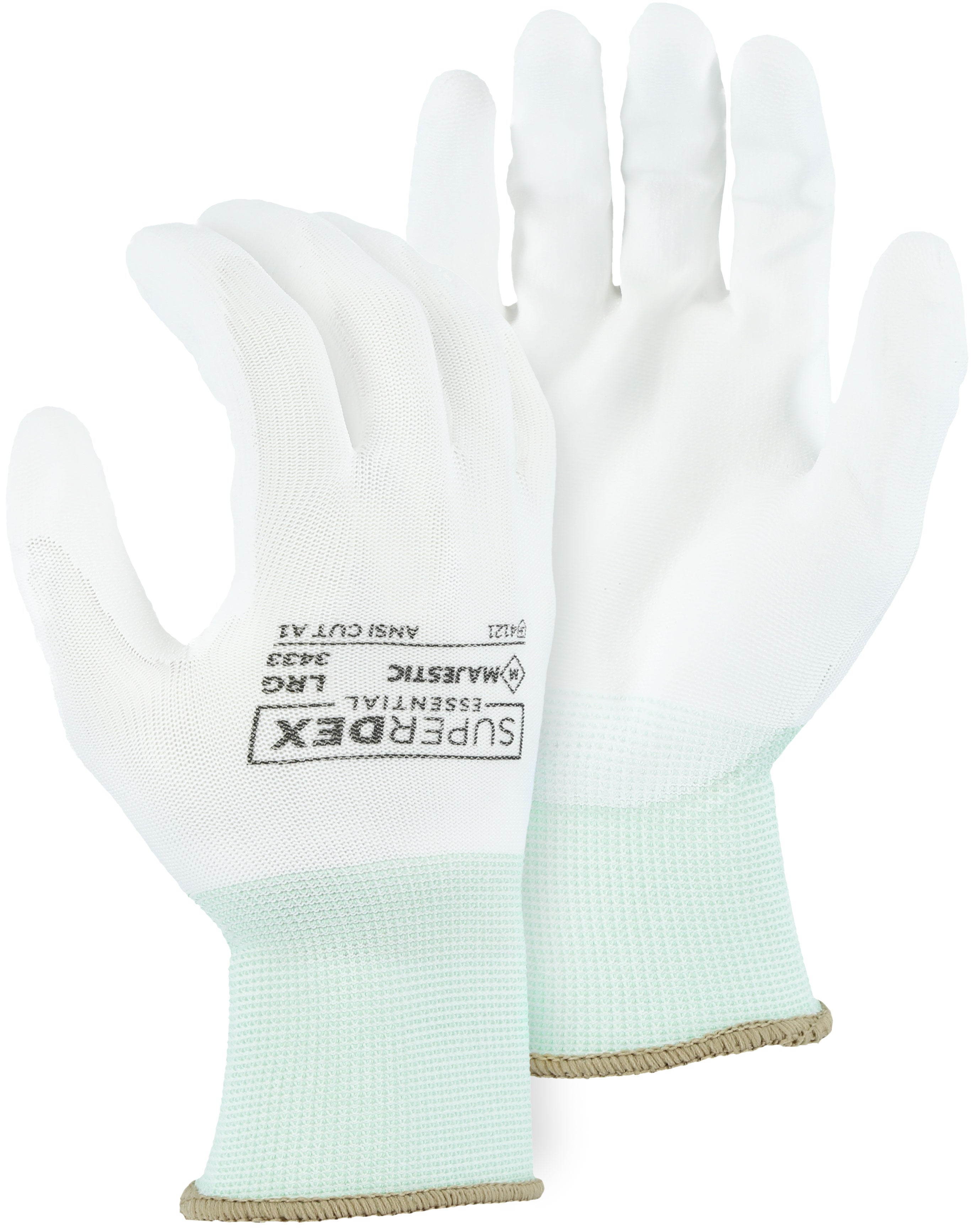 3433 - A1 Polyurethane Palm Coated Glove on 13-Gauge Seamless Knit Nylon Liner image 0