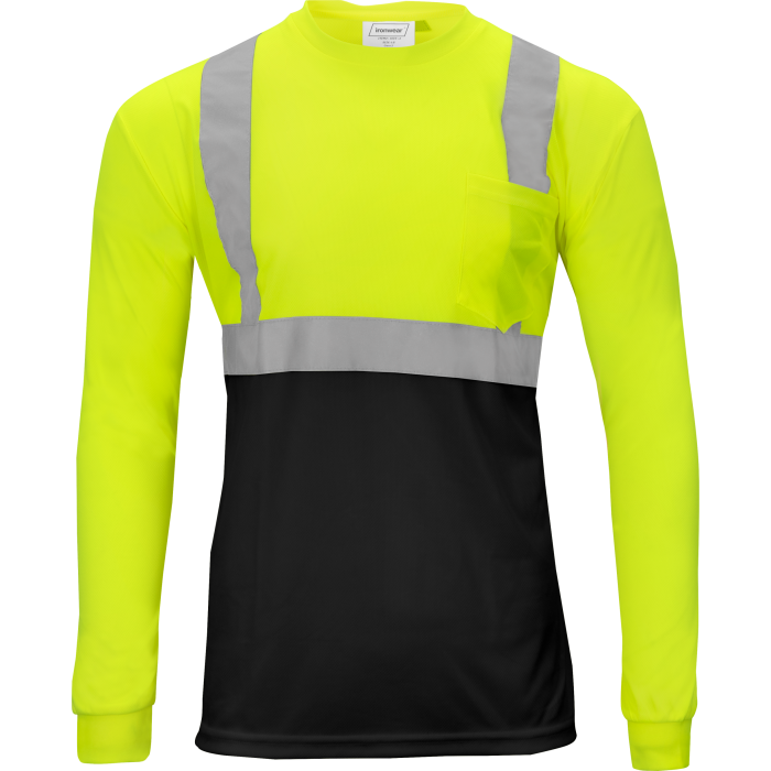 1835 - Class 2 Hi-Vis Long-Sleeve Microfiber T-Shirt image 0