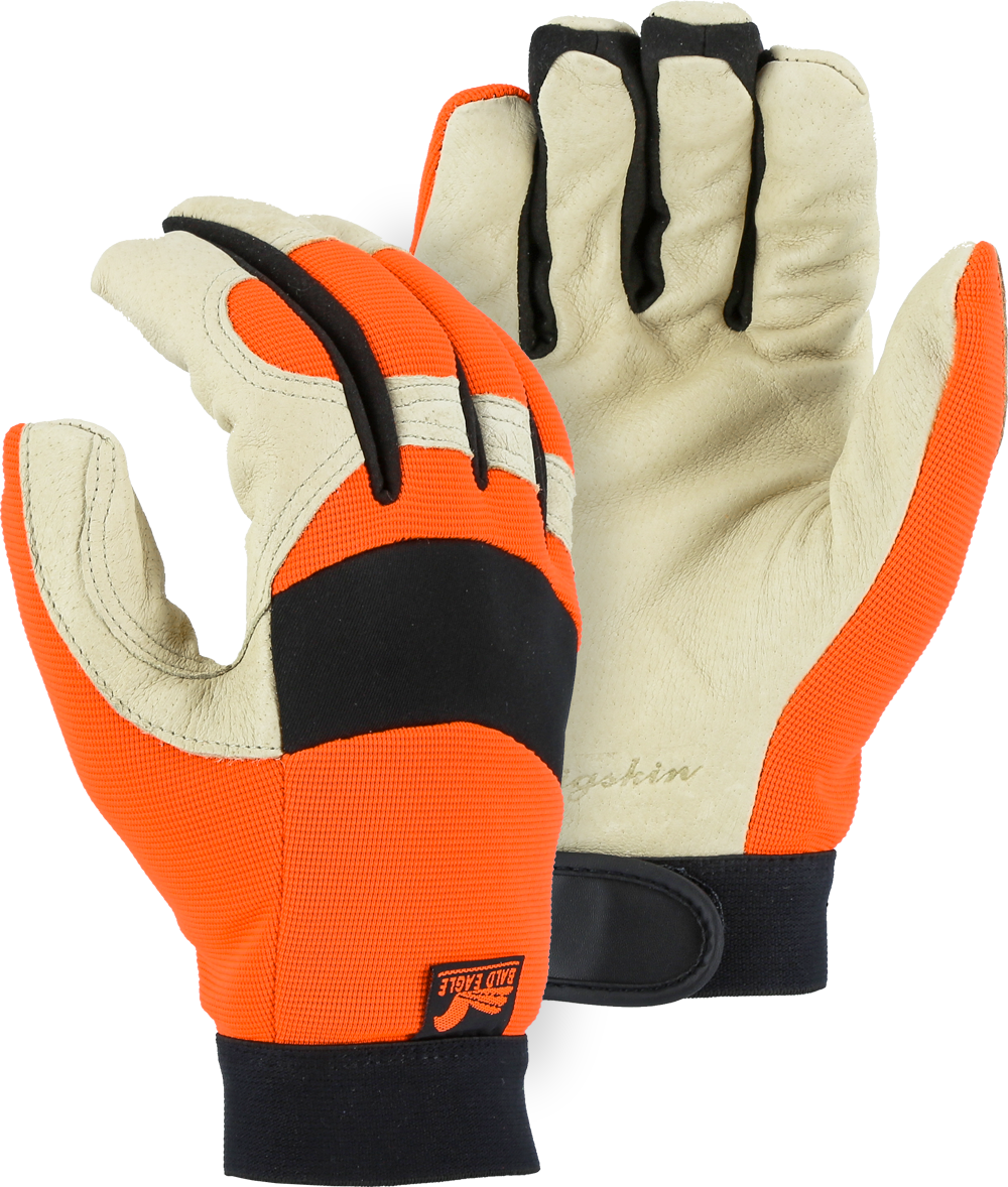 2152T - Thinsulate Lined Mechanics Glove with Pigskin Palm and Knit Back image 0