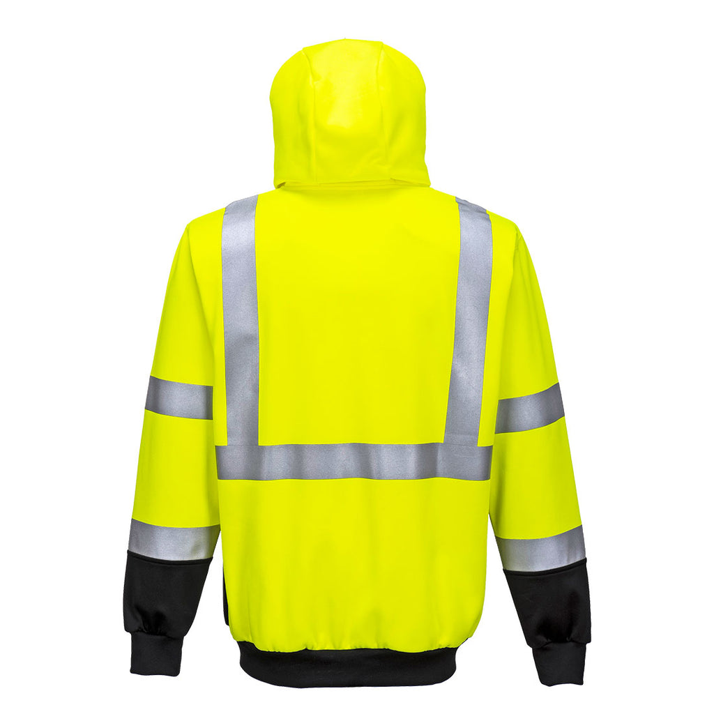 UB315 - Class 3 Hi-Vis Two-Tone Zipped Hoodie image 1