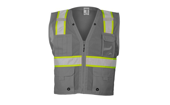 Kishigo® B100 - Enhanced Visibility Multi Pocket Mesh Vest image 4