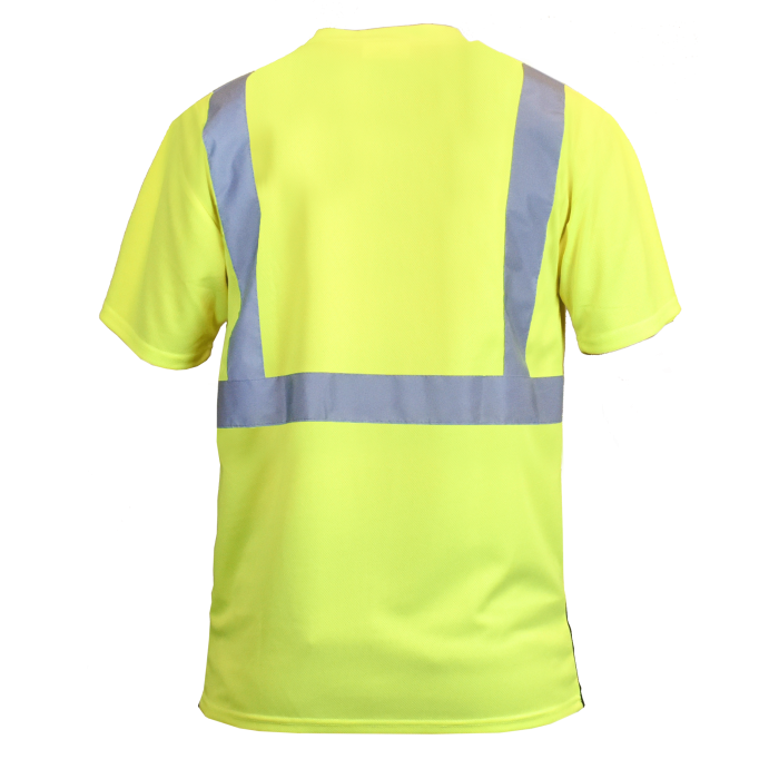 1805 - ANSI Class 2 Hi-Vis Microfiber T-Shirt image 3