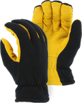 1664 - Deerskin Heatlok Winter Lined, Fleece Back, Drivers Glove image 0