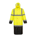 UH446 - Class 3 Hi-Vis Contrast Rain Coat 48" image 0
