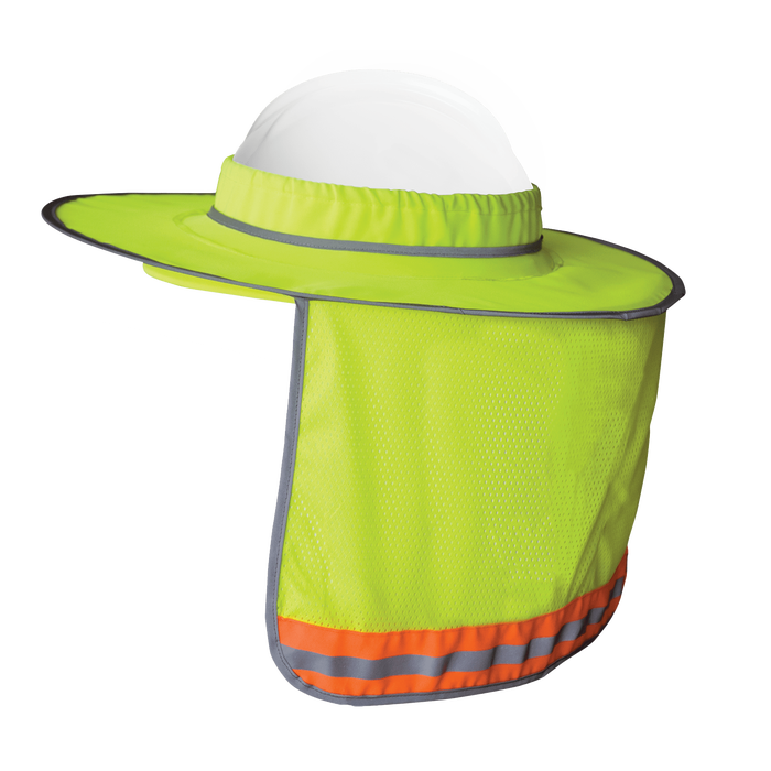 1270 - Hi Vis Hard Hat Sun Shield (Pk50) image 1