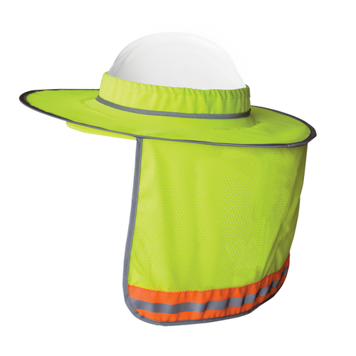 1270 - Hi Vis Hard Hat Sun Shield (Pk50) image 1