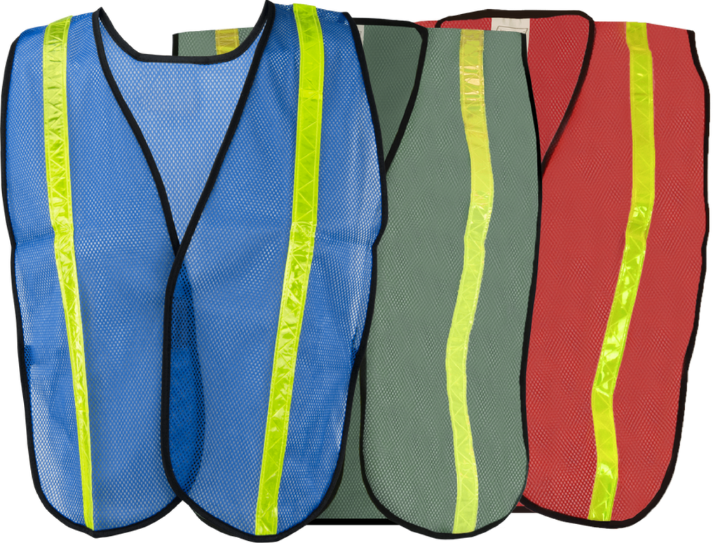 1218 - Economy Safety Vest with Reflective Tape, Non-ANSI image 0