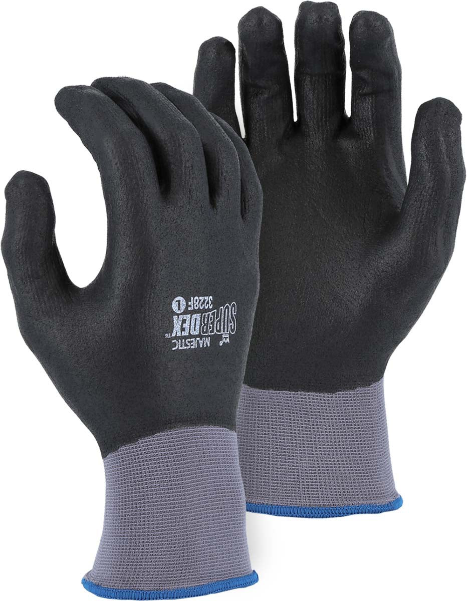 3228F - SuperDex Micro Foam Nitrile Palm Coated Glove on Nylon Shell, ANSI A1 image 0