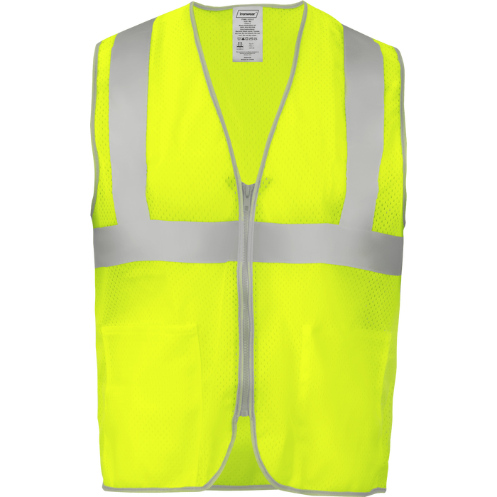 1231-Z - ANSI Class 2 Safety Vest with Zipper image 0
