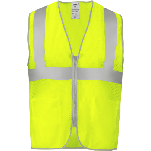 1231-Z - ANSI Class 2 Safety Vest with Zipper image 0
