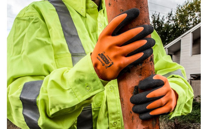3398DLO - A2 Emperor Penguin Lined Nylon Glove with Closed-Cell Latex Dip image 3