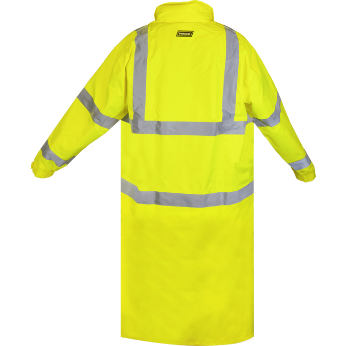 9520FR - Hi Vis Class 3 FR Rain Coat, 48" Long image 3