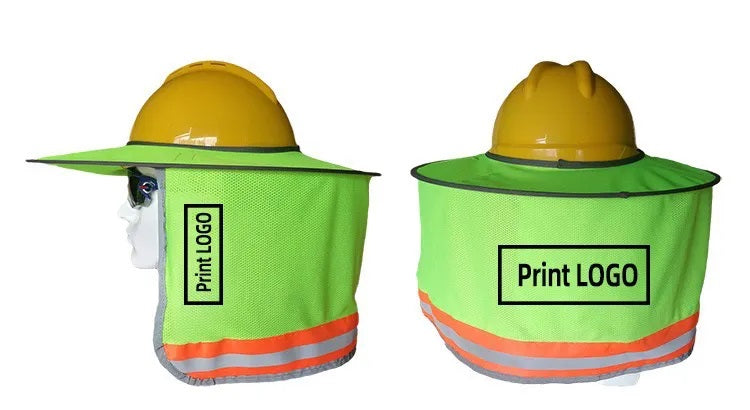 GG1010 - Hi Vis Hard Hat Sun Shield image 1