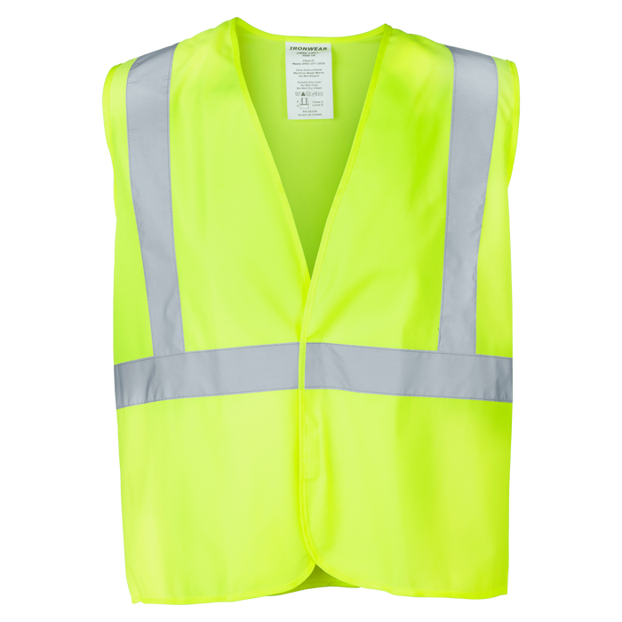 1286 - ANSI Class 2 Economy Safety Vest, Solid Material image 2