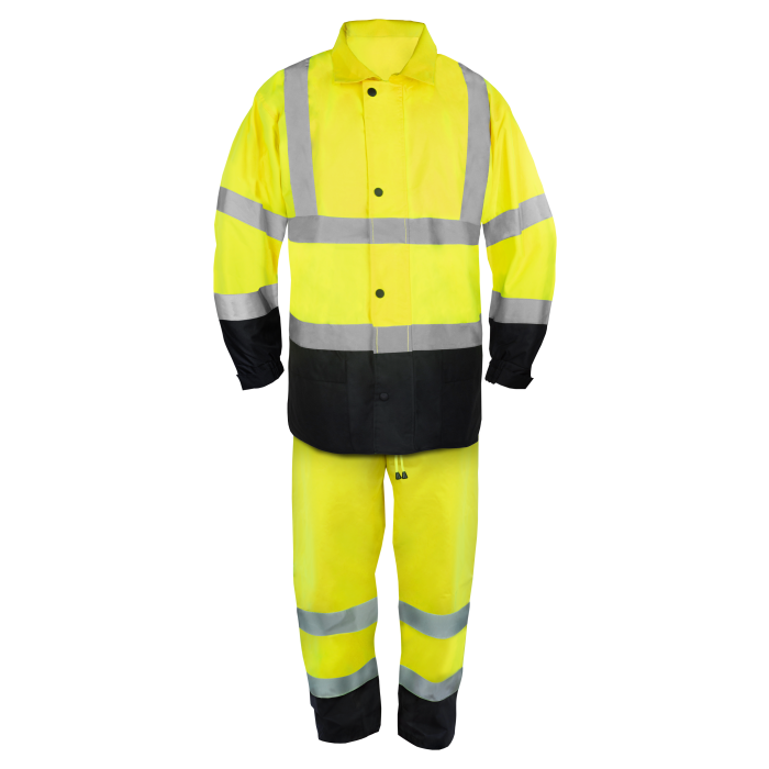 9510 - Class 3 Hi-Vis 2-Piece Rain Suit image 3