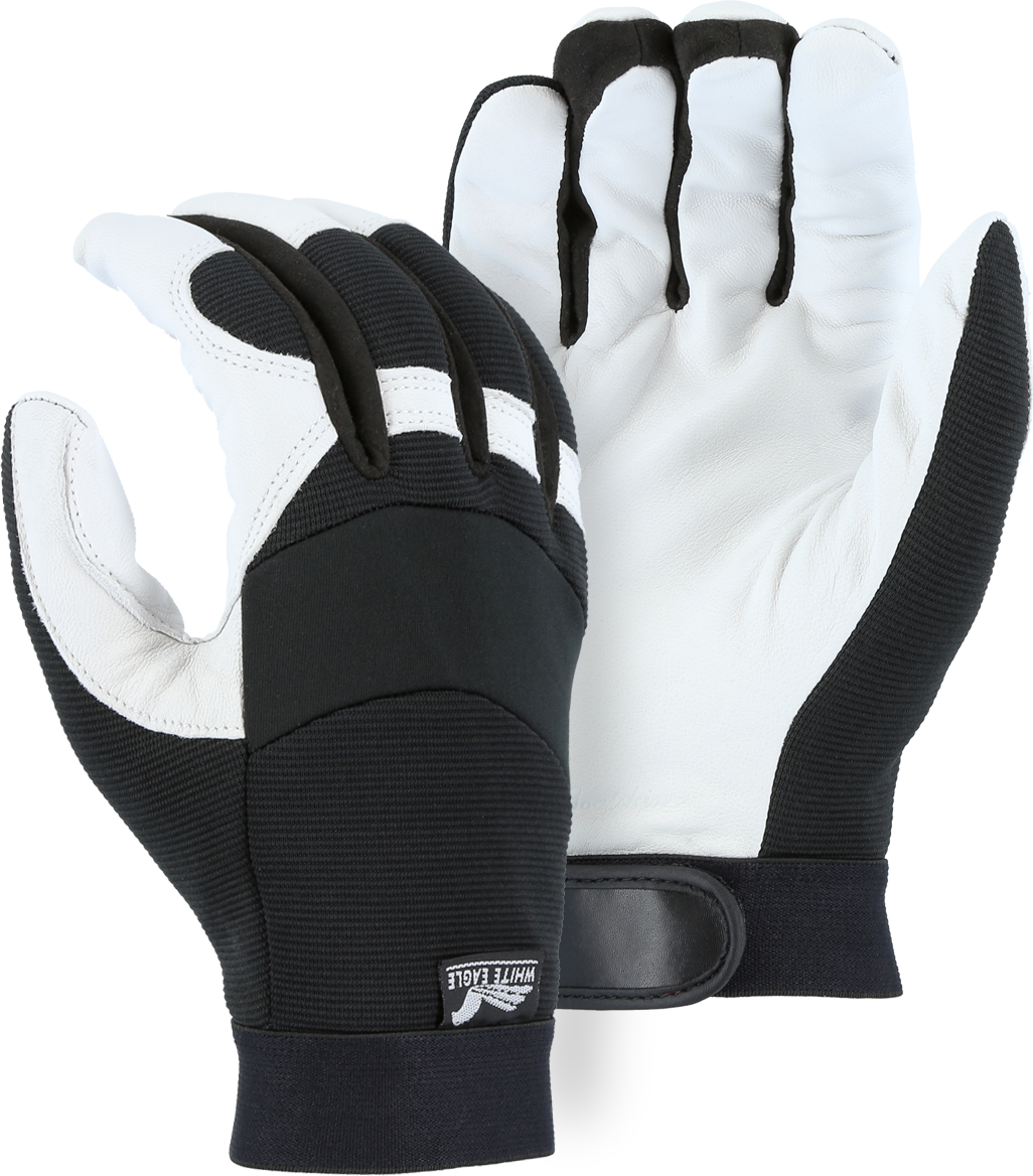 2153T - Thinsulate Lined Mechanics Glove with Grain Goatskin Palm and Knit Back image 0