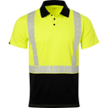 7191 - Premium Hi Vis Class 2 Polo with Elastex and GeoFlect Tape image 0