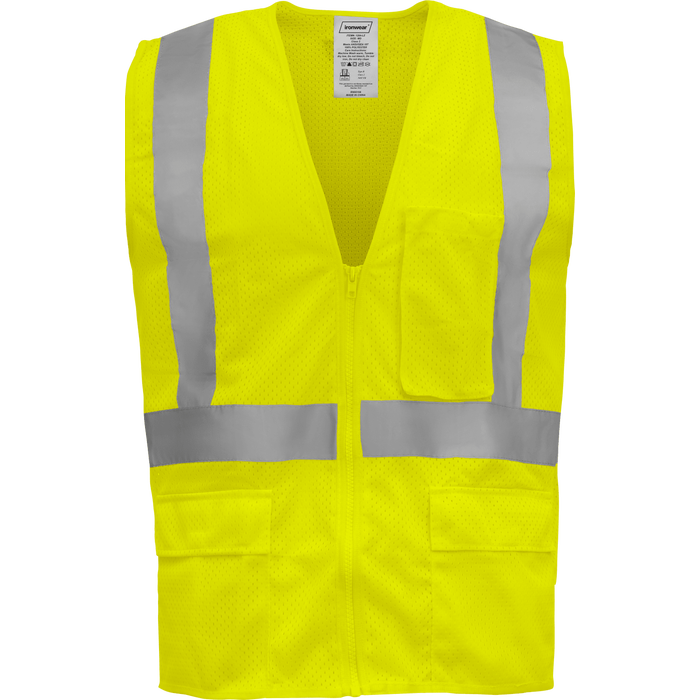 1284-Z - Economy Safety Vest with Zipper image 3