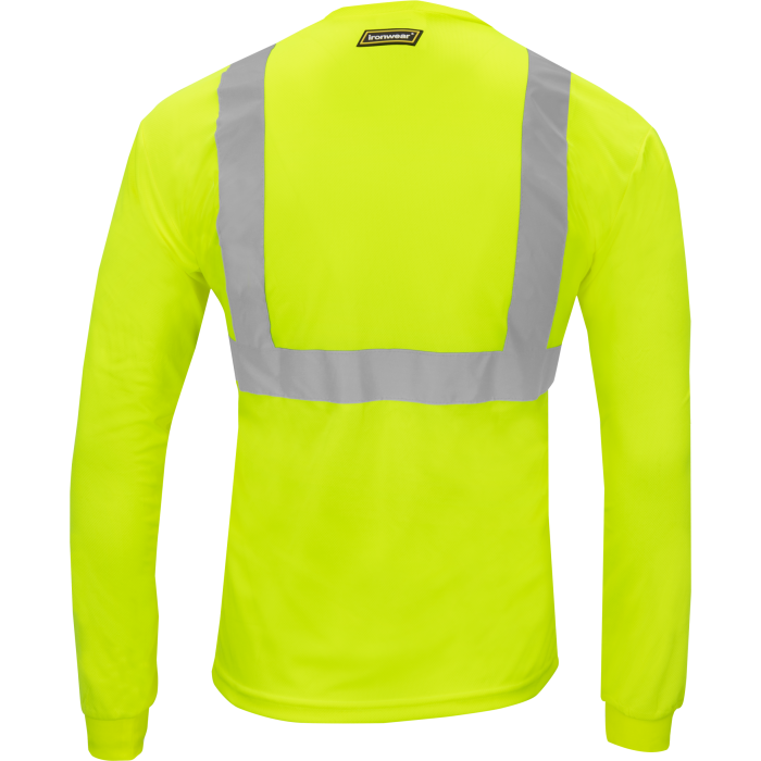 1835 - Class 2 Hi-Vis Long-Sleeve Microfiber T-Shirt image 1