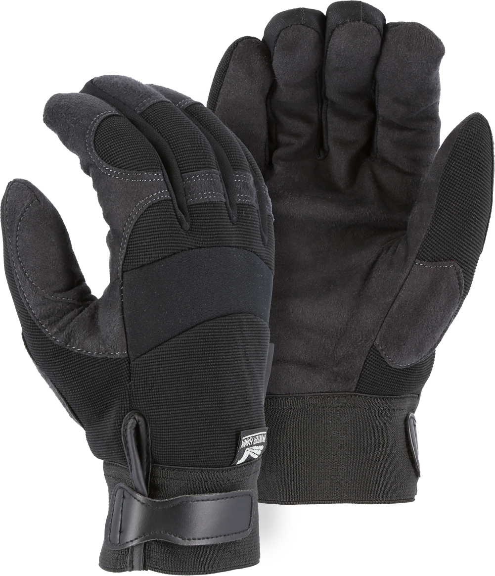 2137BKH - Winter Lined Armor Skin Mechanics Glove with Heatlok Lining image 0